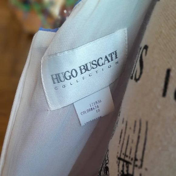 Hugo Buscati Collection Vintage Purple Floral Dress - Picture 7 of 7